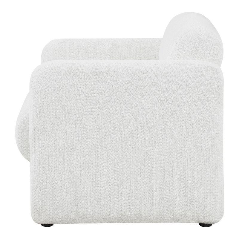 HOMES: Inside + Out Sanddrift Modern Boucle Upholstered Accent Chair