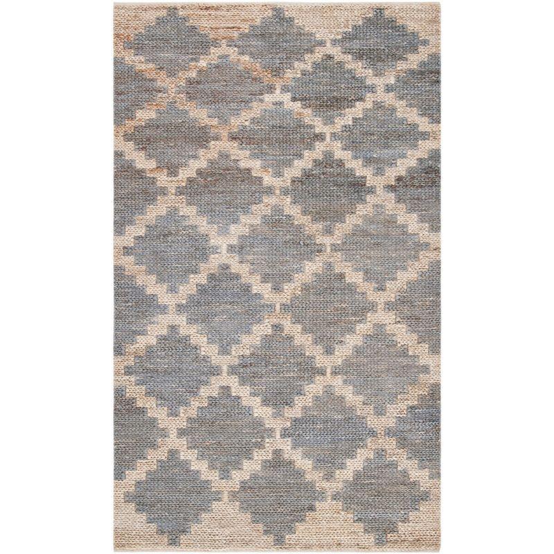 Kilim KLM458 Hand Woven Area Rug - Natural/Grey - 8'x10' - Safavieh.