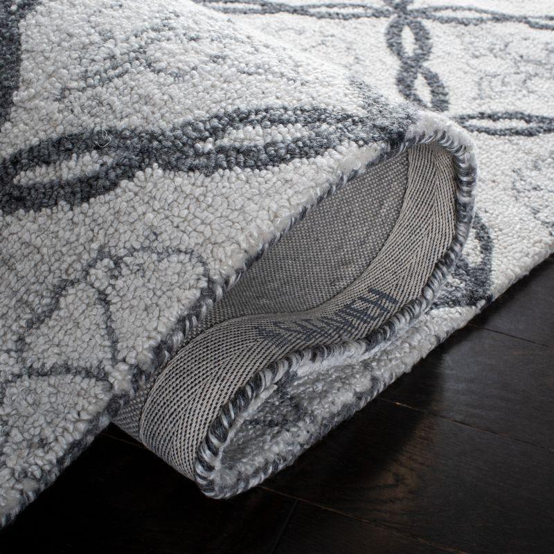 Marquee MRQ118 Hand Tufted Indoor Area Rug - Ivory/Grey - 8'x10' - Safavieh