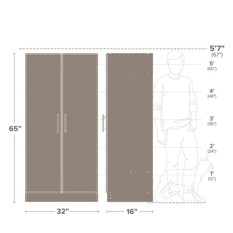 Elite 32" Storage Cabinet White - Prepac