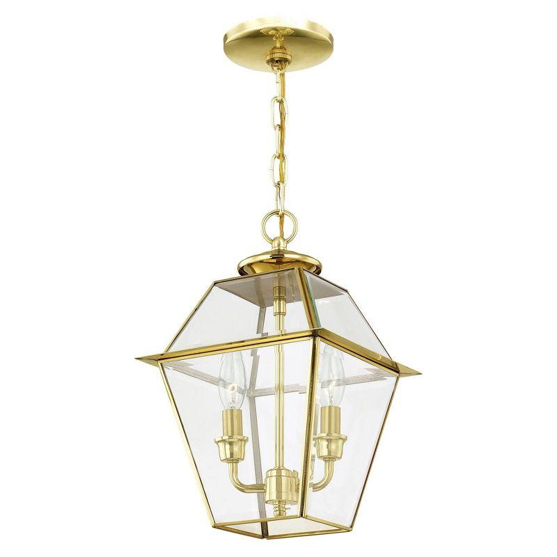 Livex Lighting Westover 2 - Light Pendant in  Polished Brass