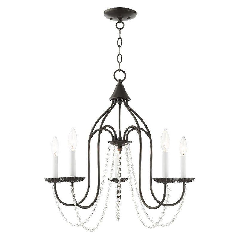 Livex Lighting Alessia 5 - Light Chandelier in  English Bronze