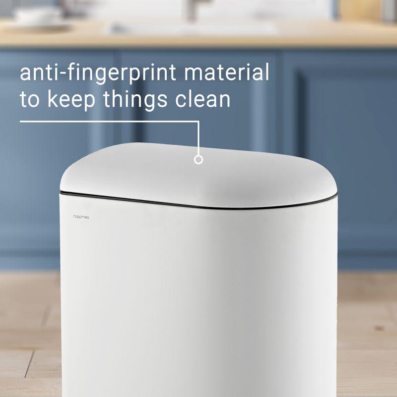 happimess Roland Steel Step On Trash Can & Reviews | Wayfair