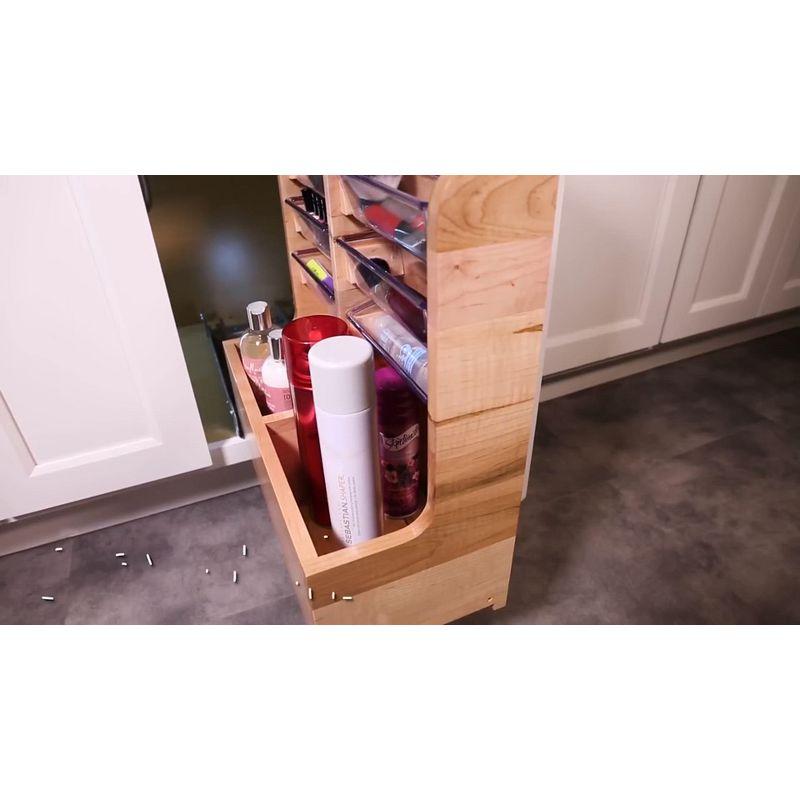 Rev-A-Shelf Rev-A-Shelf Wood Vanity Base Cabinet Organizer w/ Soft-Close