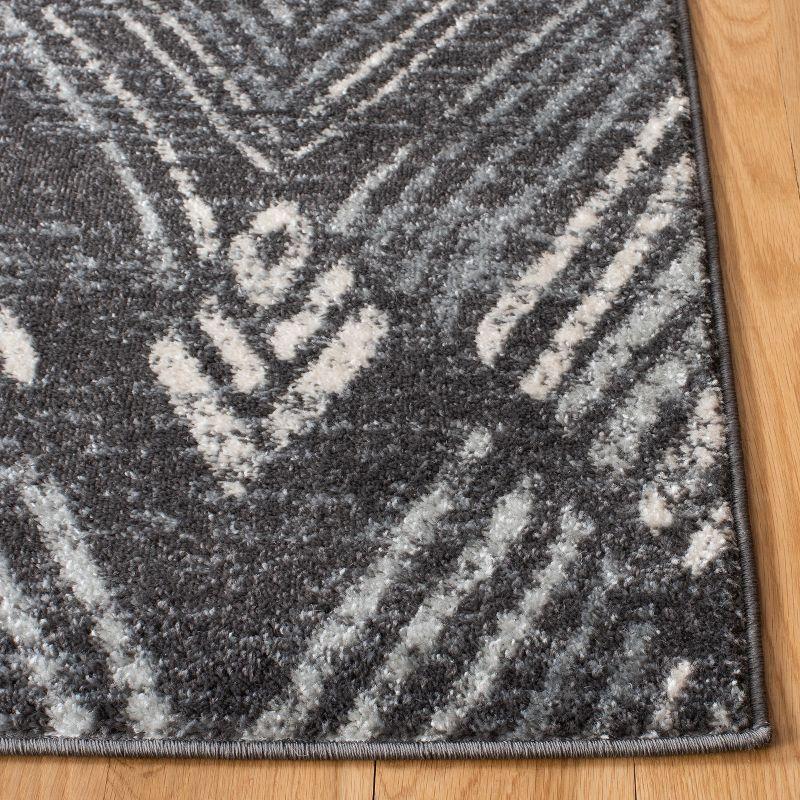 Amsterdam AMS110 Power Loomed Indoor Area Rug - Dark Grey/Light Grey - 8'x10' - Safavieh
