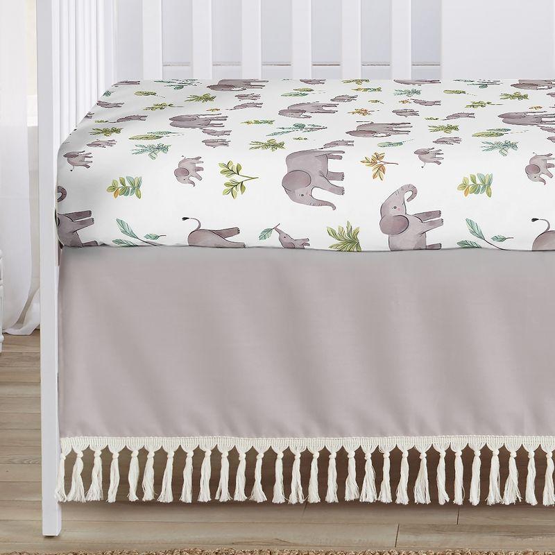 Watercolor Elephants 4 Piece Crib Bedding Set by Sweet Jojo Designs