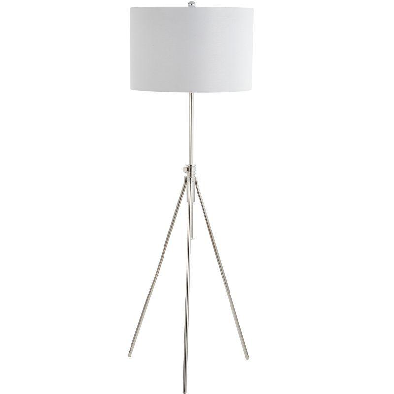 Cipriana Floor Lamp - FLL4007 - Silver/White - Safavieh