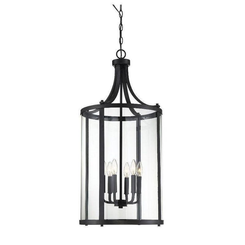 Savoy House Penrose 6 - Light Chandelier in  Black