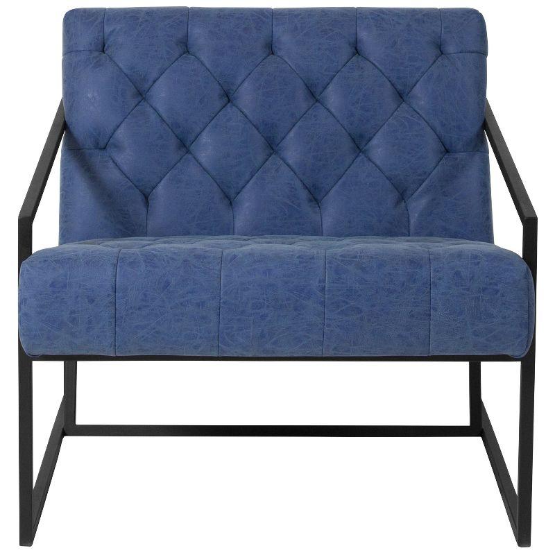 Flash Furniture Hercules Madison Bomber Jacket LeatherSoft Tufted Lounge Chair