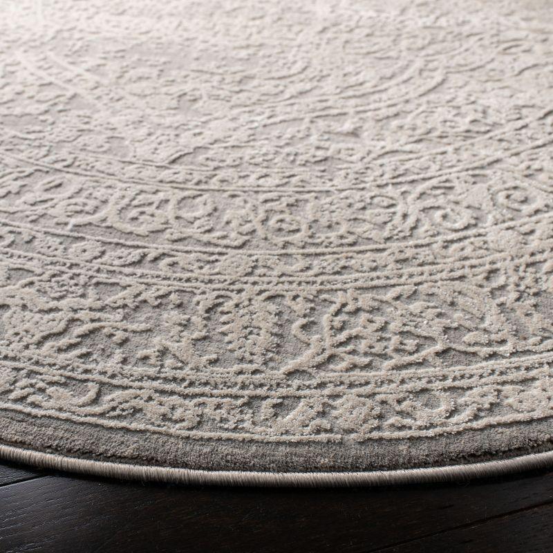 Princeton PRN711 Power Loomed Indoor Runner Rug - 2'x8' - Grey/Beige - Safavieh