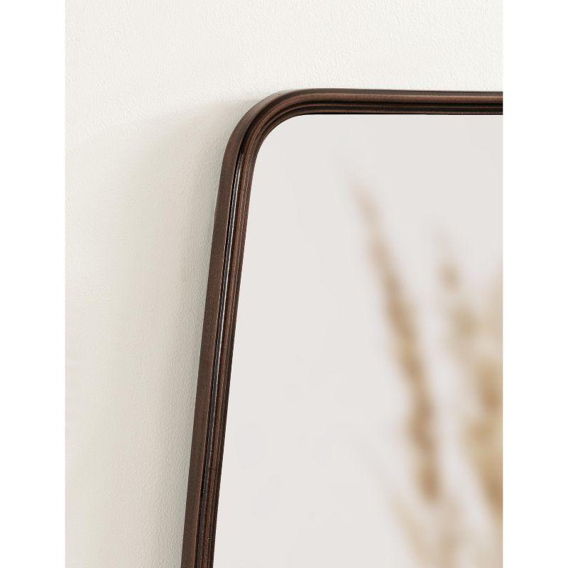 Kate and Laurel Caskill Rectangle MDF Full Length Mirror, 18x48, Bronze