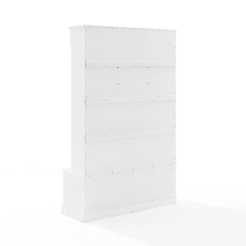 Bartlett Hall Tree White - Crosley: Bench Seat, Shoe Storage, 3 Double-Prong Hooks