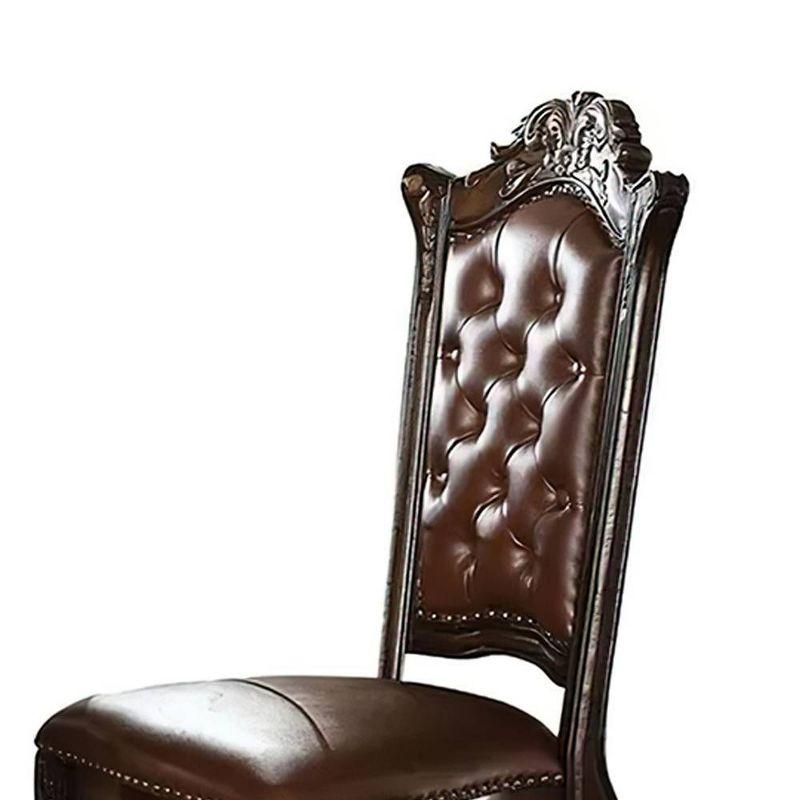 Vendome Faux Leather Upholstered Side Chair