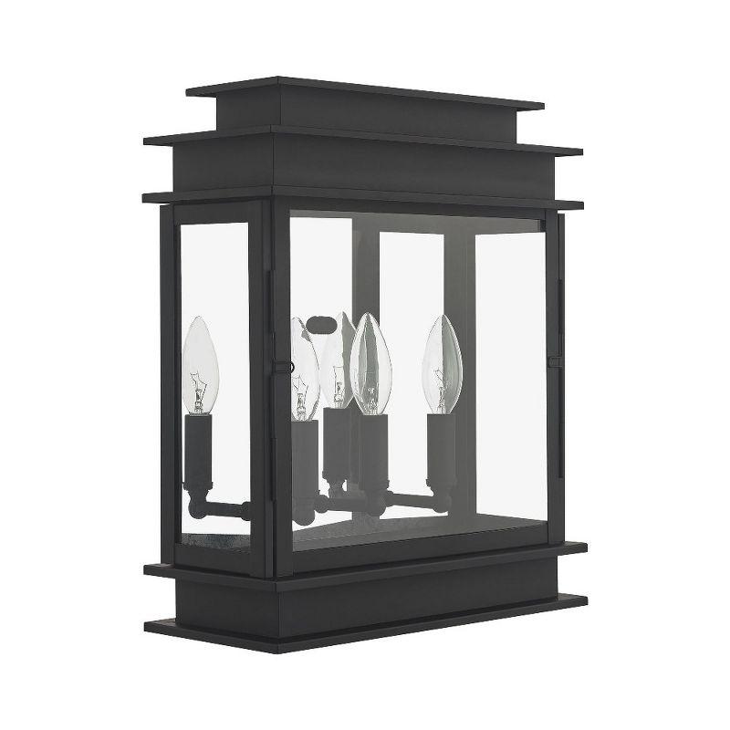 Livex Lighting Princeton 3 - Light Wall Light in  Black