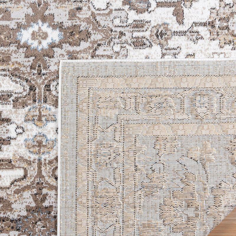 Gertmenian Alor Arcadia Traditional Oriental Ivory Gray Beige Polypropylene Indoor Area Rug