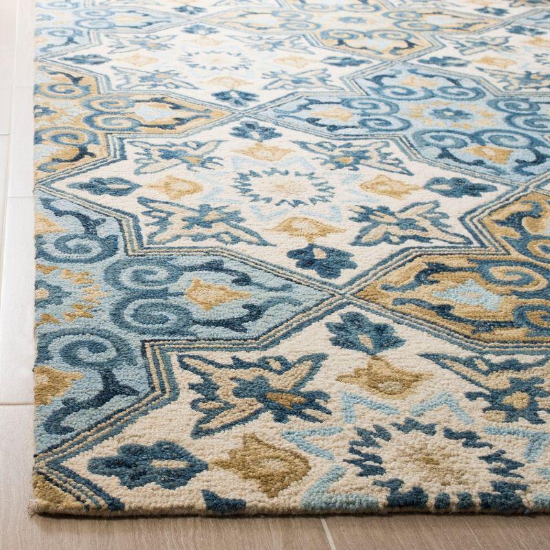 Suzani SZN380 Hand Hooked Indoor Area Rug  - Safavieh