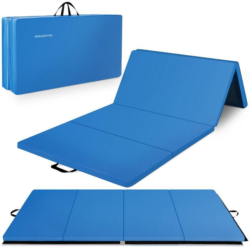 BalanceFrom Fitness BalanceFrom Fitness All Purpose Folding Gymnastics Gym Exercise Mat for Yoga, Aerobics, Pilates, and Martial Arts