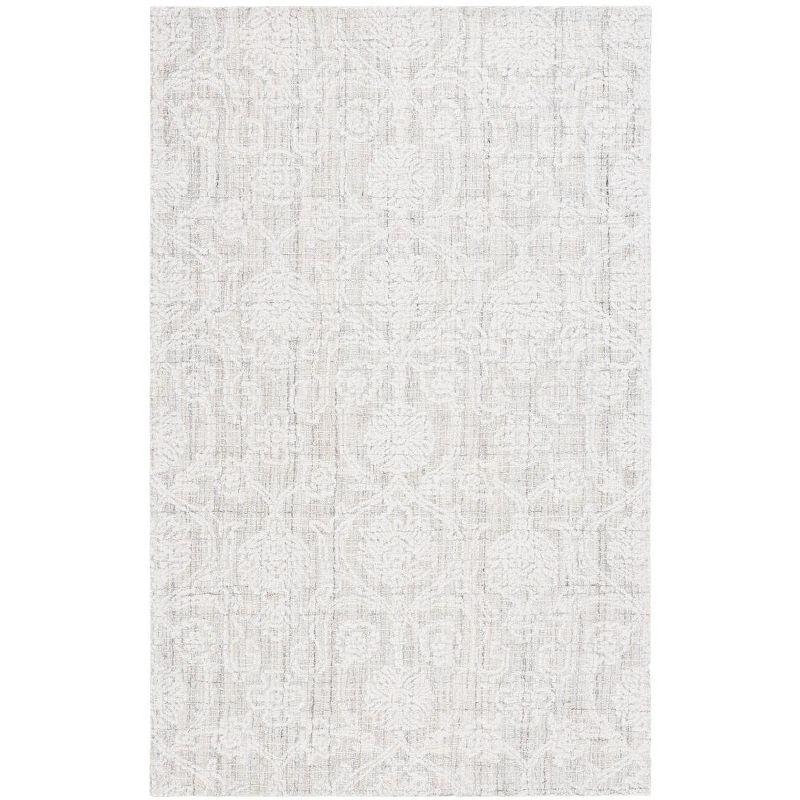 Ebony EBN111 Hand Tufted Area Rug - Grey/Ivory - 8'x10' - Safavieh.