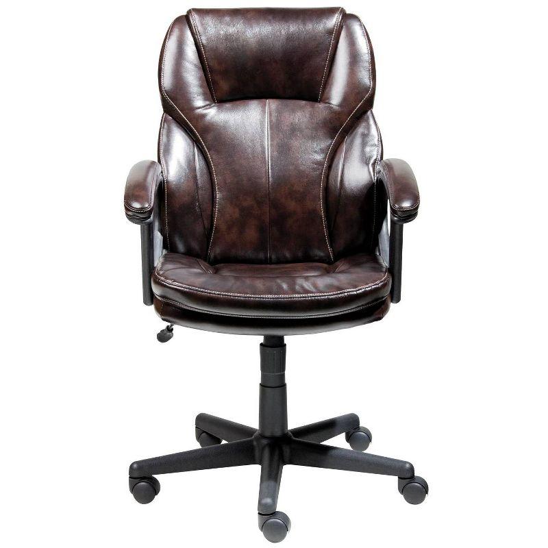 Serta Mitchell Ergonomic Manager's Office Chair, Roasted Chestnut Brown