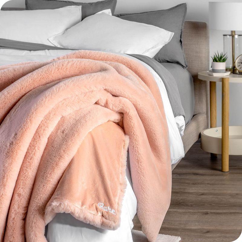 Faux Fur Blanket by Bare Home