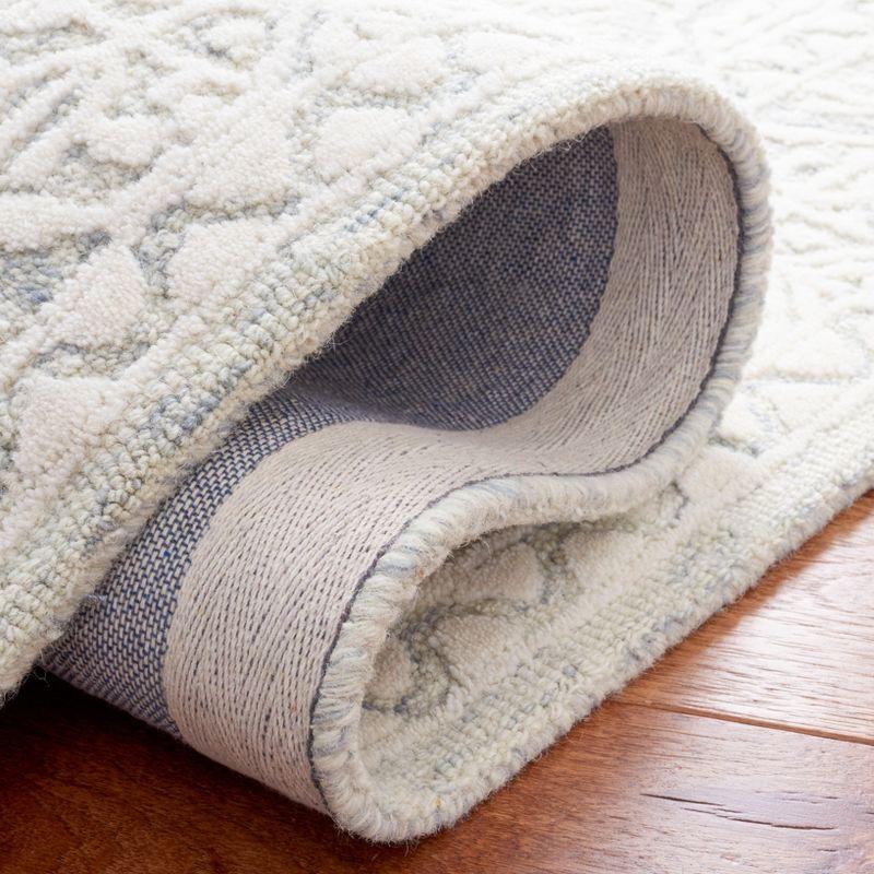 Metro MET903 Hand Tufted Indoor Area Rug - Light Grey/Ivory - 6'x6' - Safavieh