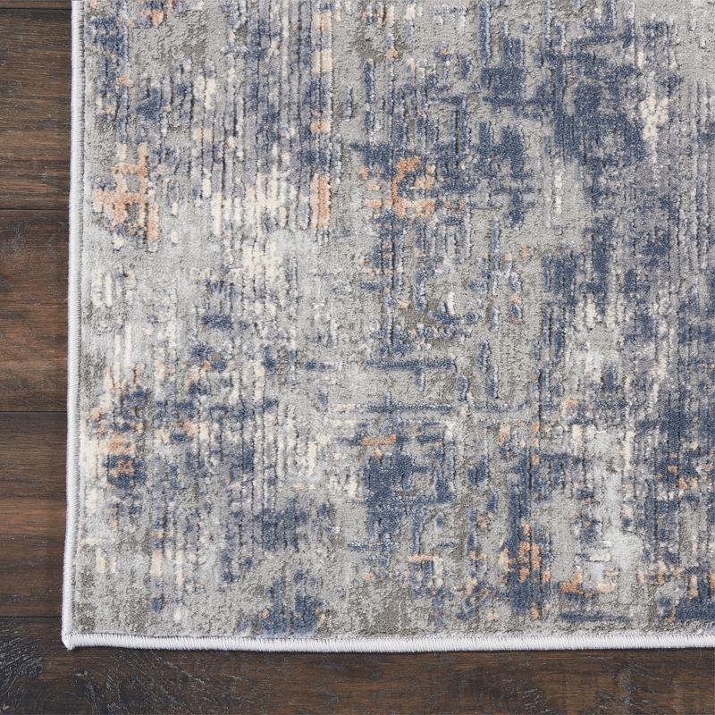 Nourison Rustic Textures Abstract Indoor Area Rug Grey/Beige 3'11" x 5'11"