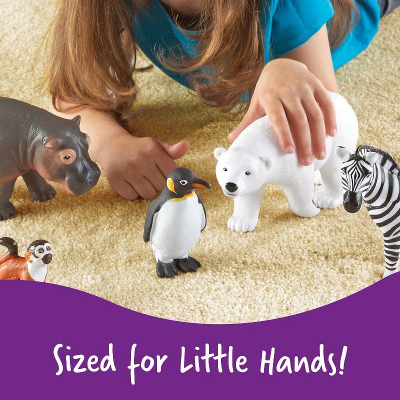 Learning Resources Jumbo Zoo Animals, Set Of 5