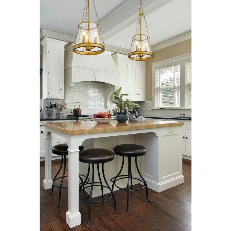 Z-Lite Prescott 3 - Light Pendant in  Rubbed Brass