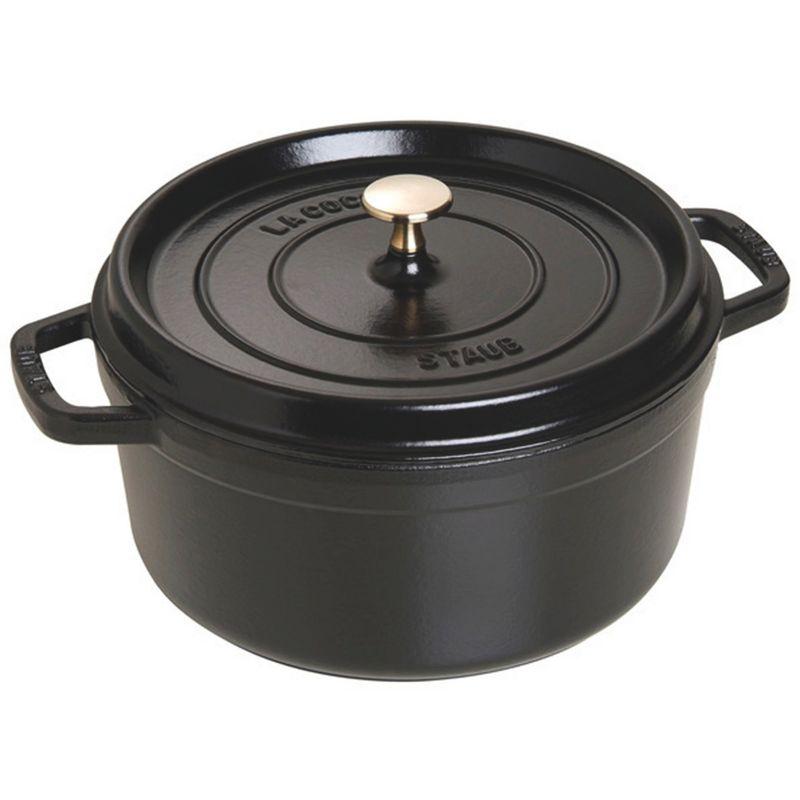 Staub ® 5.5-Qt Matte Black Cocotte
