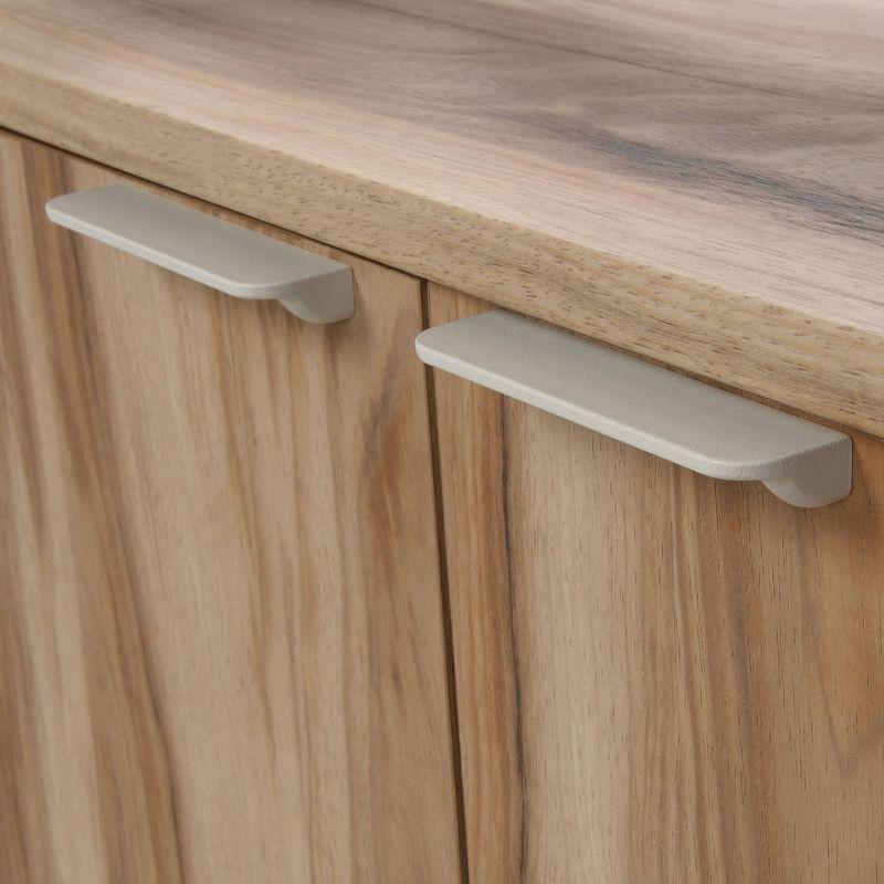 Sauder 24" Portage Park Bookcase Door Kit Kiln Acacia: Hidden Storage, Laminated Surface, MDF Frame