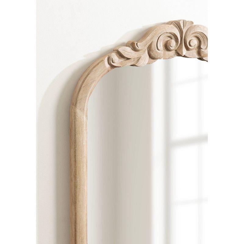 Kate & Laurel All Things Decor 24"x36" Arendahl Wood Arch Mirror