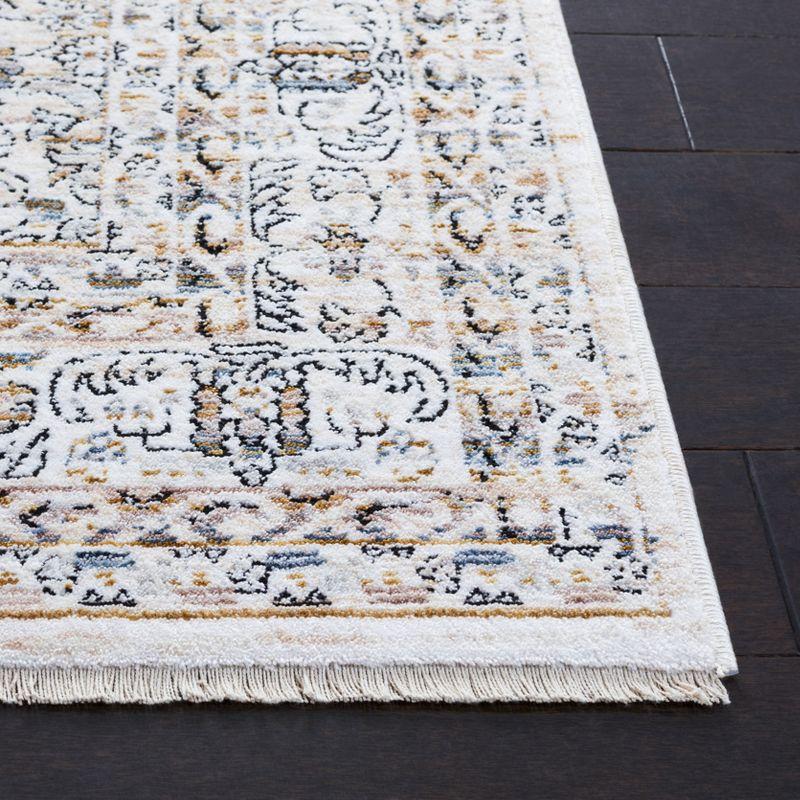 Ivory Elegance 8' x 10' Oriental-Inspired Synthetic Rug