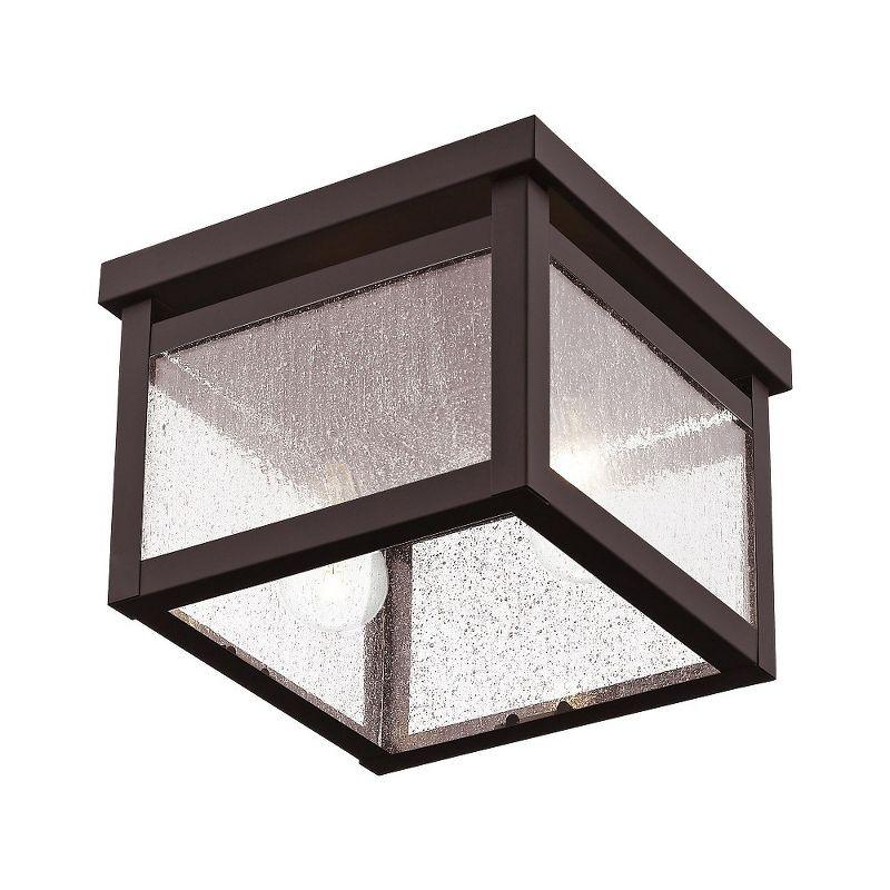 Livex Lighting Milford 2 - Light Flush Mount in  Bronze