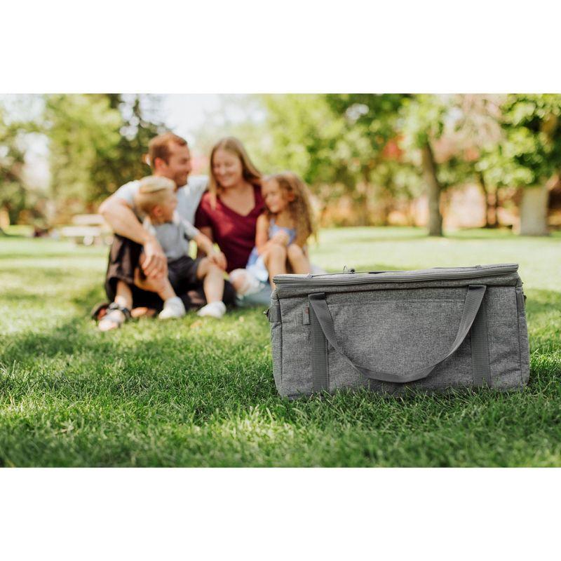 Picnic Time Collapsible 45qt Cooler - Heathered Gray