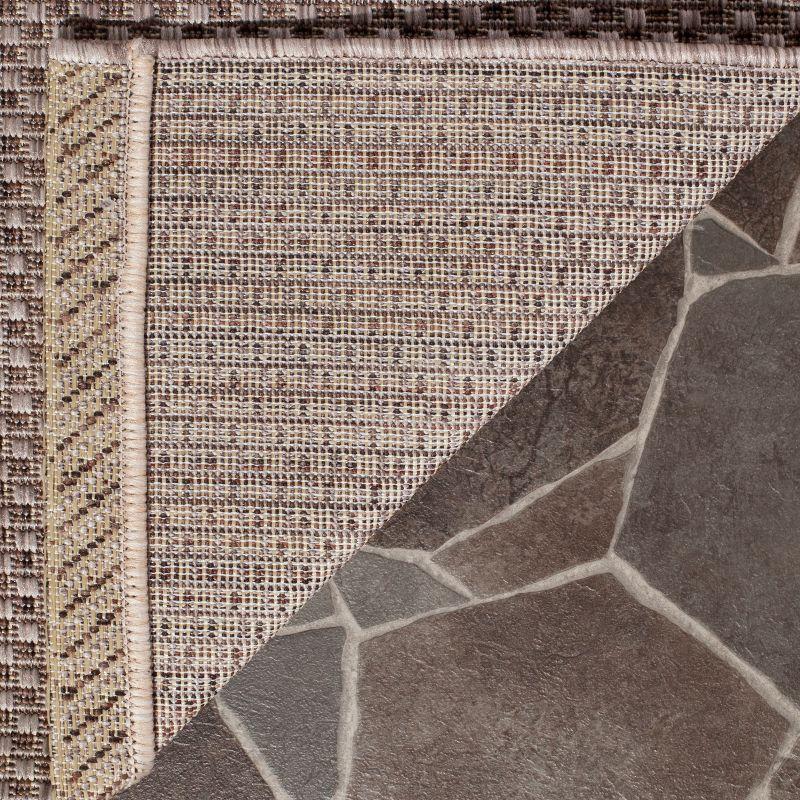 Courtyard CY8521 Power Loomed Indoor/Outdoor Accent Rug - Beige/Brown - 2'x3'7" - Safavieh.