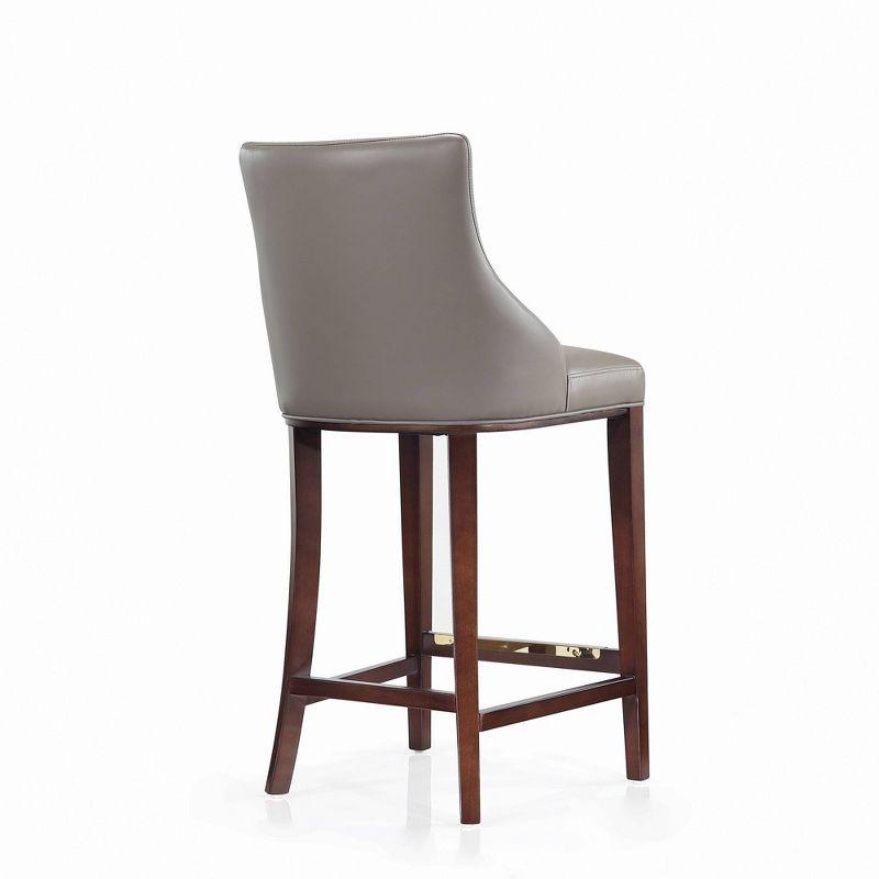 Manhattan Comfort Shubert Modern Leatherette Upholstered Barstool