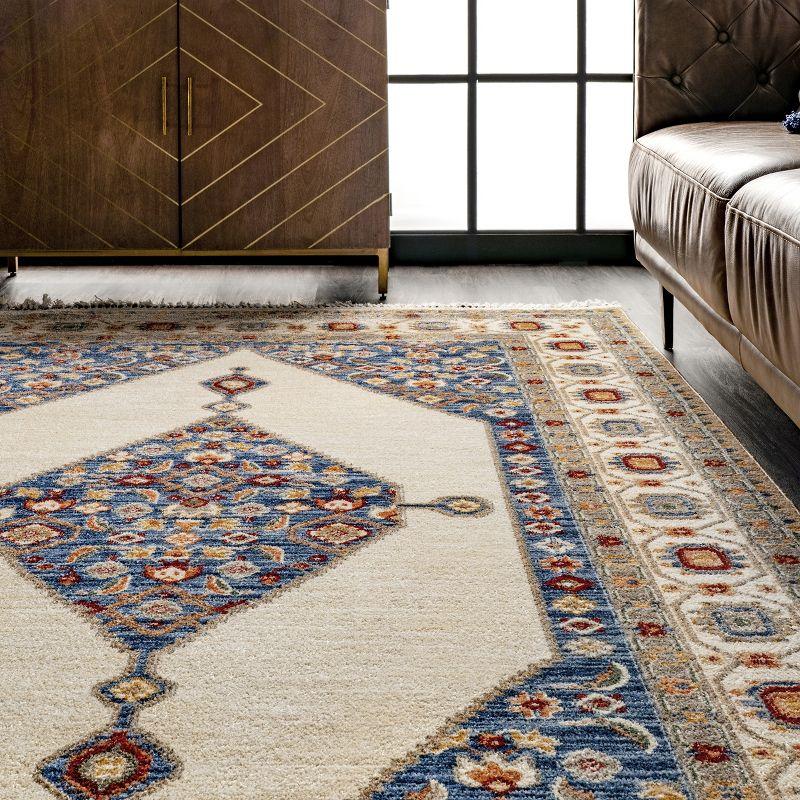 Nuloom Halley Floral Cardinal Medallion Indoor Area Rug, 3' x 5'