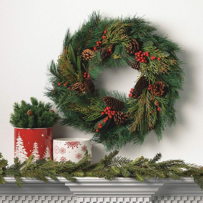 Sullivans 72" Artificial Alpine Fir Garland, Green