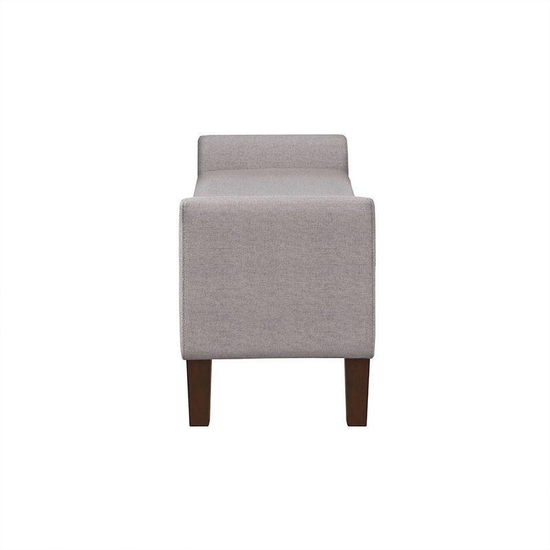 510 Design Blaire Flip-Top Upholstered Storage Bench