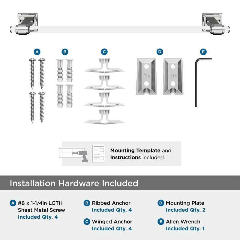 Amerock Glacio Wall Mounted Towel Bar