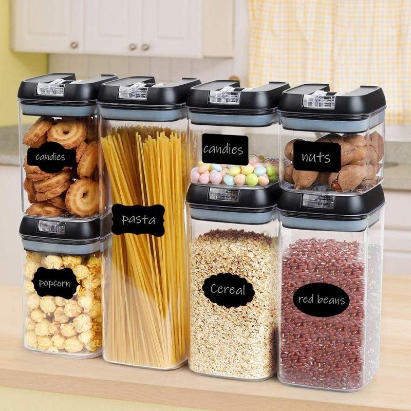 Cheer Collection Airtight Food Storage Containers, Set of 7