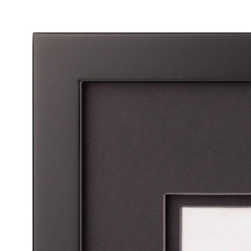 16" x 20" Black Wood Floating Wall Frame