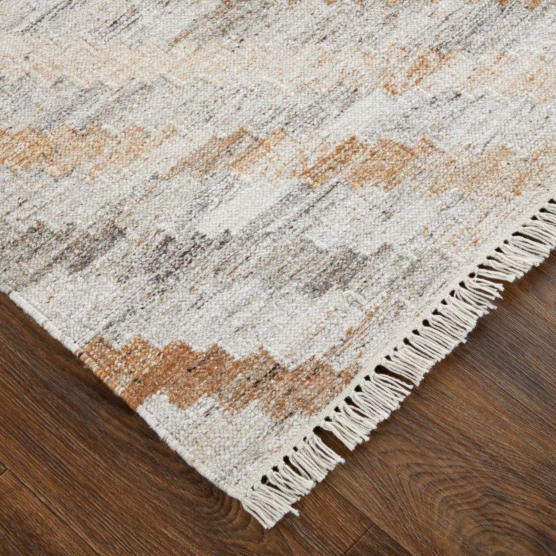 Beckett Transitional Geometric Ivory/Gray/Tan Area Rug