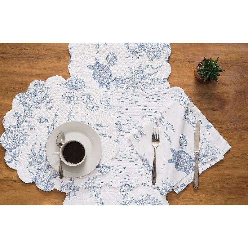 C&F Home Makara Reef Coastal Table Runner