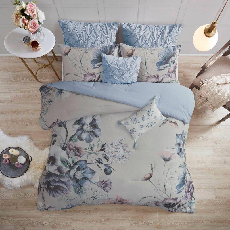 Madison Park Cassandra 8 Piece Cotton Comforter Set