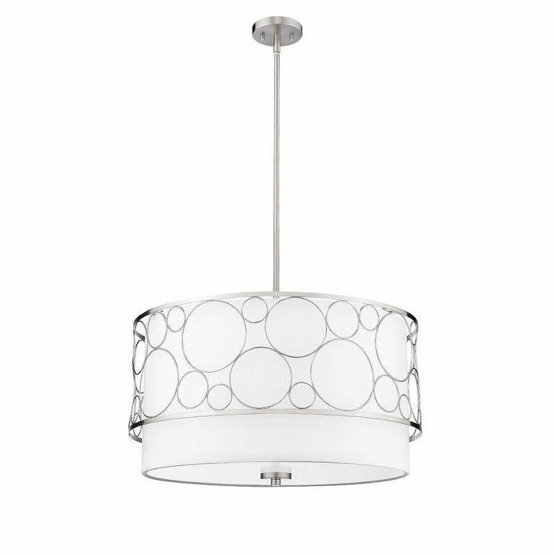 Z-Lite Kendall 4 - Light Chandelier in  Brushed Nickel