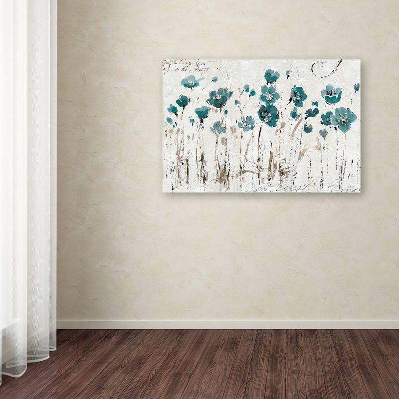 'Abstract Balance Blue' - Wrapped Canvas Painting Print