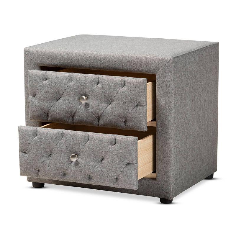 Lepine 2 - Drawer Wood Nightstand - Baxton Studio