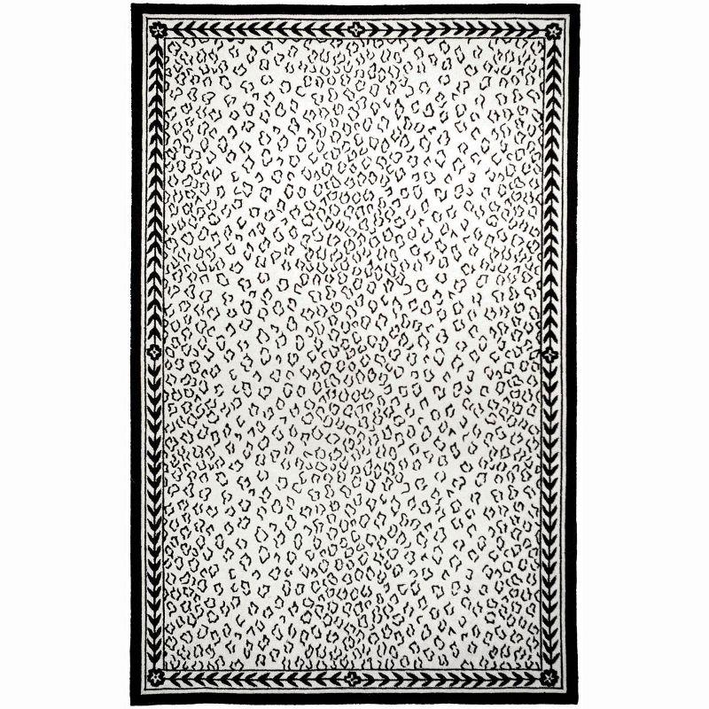 Chelsea Hand Hooked Wool Animal Print Rug