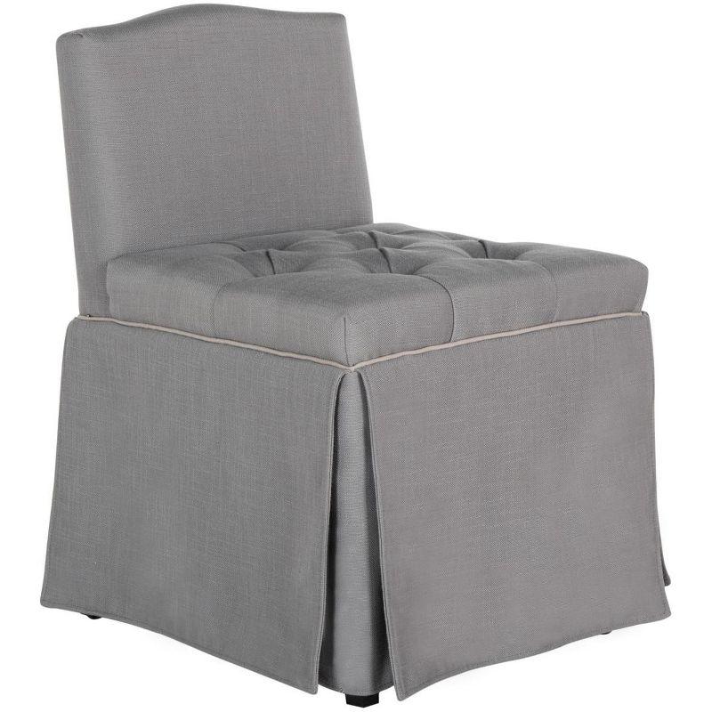 Betsy Vanity Chair - Arctic Grey/Taupe - Safavieh.